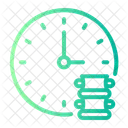 Spine Clock Time Icon