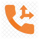 Split Call Phone Icon