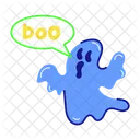 Ghost Emoji Spooky Ghost Scary Ghost Icône