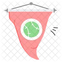 Sport Flagge Wimpel Symbol