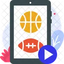 Sports Videos Sports Streaming Games Videos アイコン