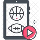 Sports Videos Sports Streaming Games Videos アイコン