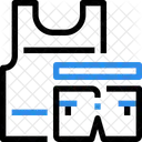 의류 반바지 운동복 아이콘