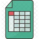 Spread Sheet Data Icon