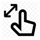 Touch Gesture Spread Icon