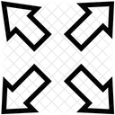 Spread Arrows Maximize Icon