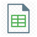 Spreadsheet Table Data Icon