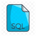 SQL、コード、ファイル アイコン