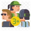 Squad Team Army Squad Icon