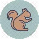 Squirrel Animal Autumn Icon