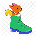 Squirrel Shoe Cute Squirrel Happy Squirrel Icon