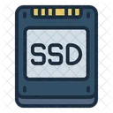 Ssd Solid State Drive Storage 아이콘