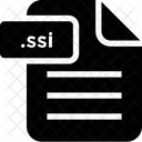 Ssi File Sheet Icon