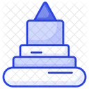 Pyramid Stacks Stacking Icon