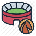 Stadium Horse Sport Icon