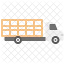 Stake Bed Truck Cargo Icon