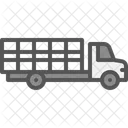 Stake Bed Truck Cargo Icon