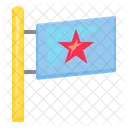 Star Flag Business Management Icon