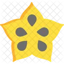 Star Fruit Fruit Food Icon