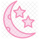 Starry Sky Duotone Line Icon アイコン