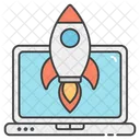 Start Up Missile Rocket Icon