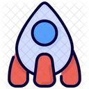 Startup Rocket Launch Icon