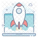 Startup Missile Rocket Icon