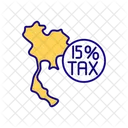 State with lowest taxes  Icon