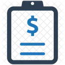 Financial Statement Report Statistics Icon