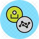 Stats User Employee Icon