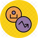 Stats User Employee Icon