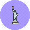 Statue Liberty United Icon