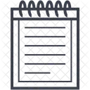 Steno Bloc Notes Bloc Notes Icône