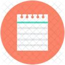 Steno Pad Notepad Notes Icon