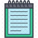 Steno Pad Notepad Icon