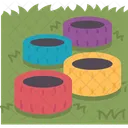 Step Tires Rubber Icon