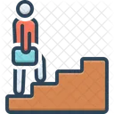 Step Ladder Climb Icon