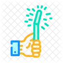 Stick Electronic Digital Icon