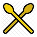 Sticks Drums Instrument Icon