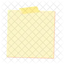 Cute Hand Drawn Sticky Note Note Sticky Note Icon