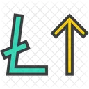 Stocks Finance Litecoin Icon