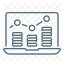 Stocks Chart Dynamics Icon