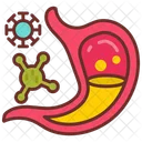 Stomach Infection Food Poisoning Norovirus Icon