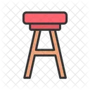 Stool Furniture Interior Icon