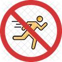 Run Fast Running Forbidden Icon