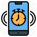 Stopwatch Timer Smartphone Notification Clock Calendar Date Icon