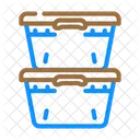 Storage Bins Garage Icon