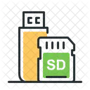 Sd Flash Card Memory Icon