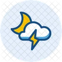 Stormy Night Night Storm Icon