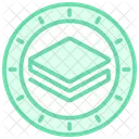 Crypto Crowdfunding Duotone Line Icon アイコン